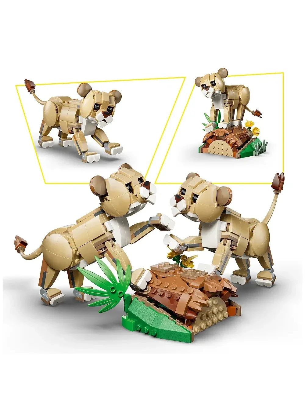 Set de Construccion Majestic Lion Creator 3 in 1 - imagen 3
