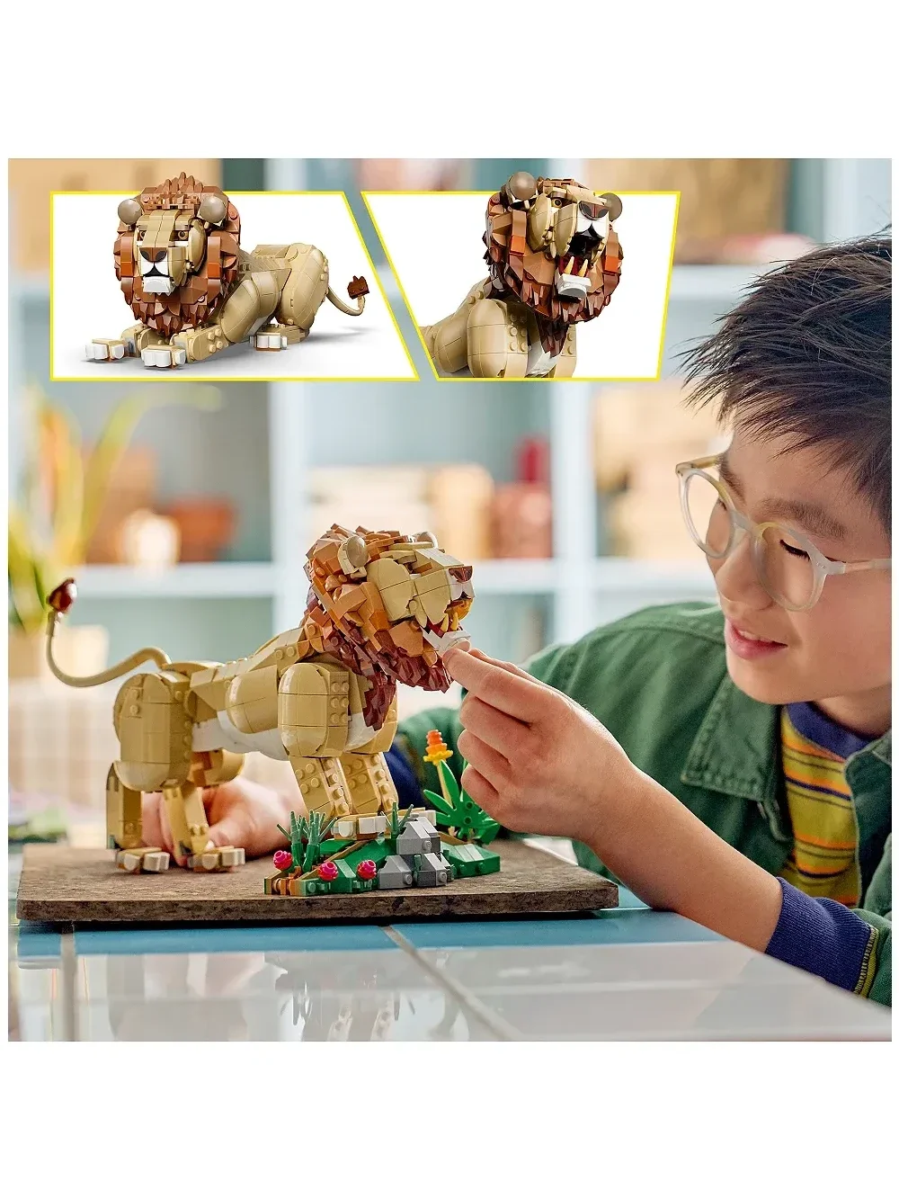 Set de Construccion Majestic Lion Creator 3 in 1 - imagen 5