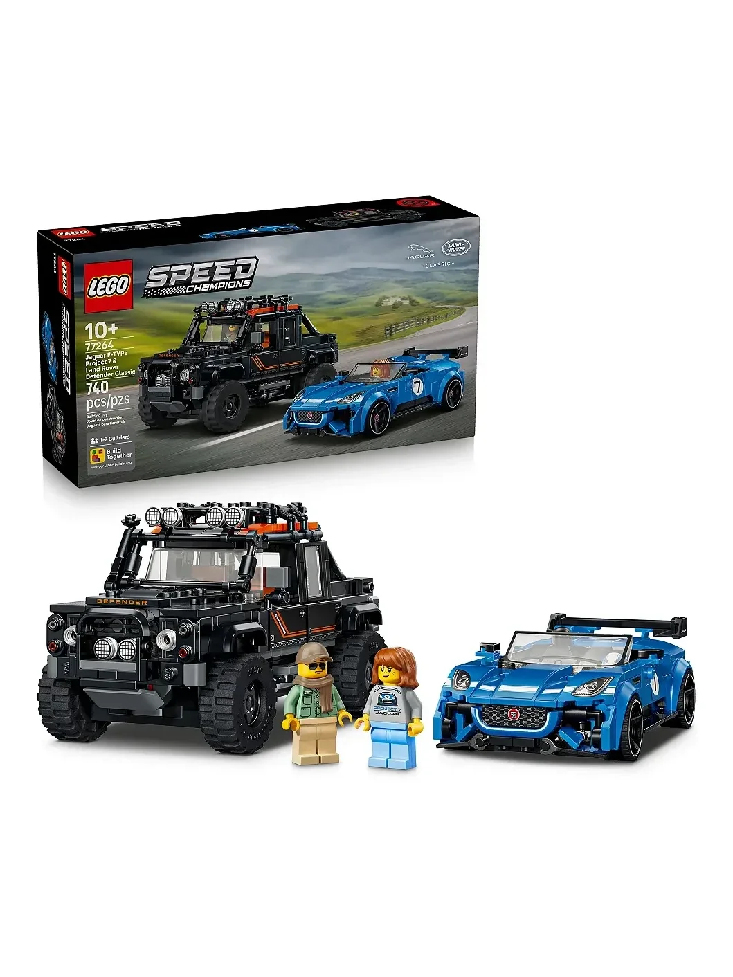 Set de Construccion Jaguar Project 7 y Land Rover Defender