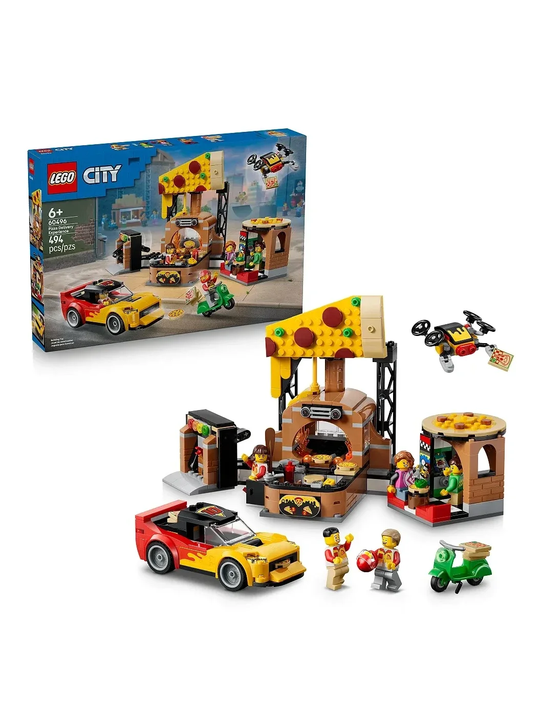 Set de Construcción Experiencia de Entrega de Pizza