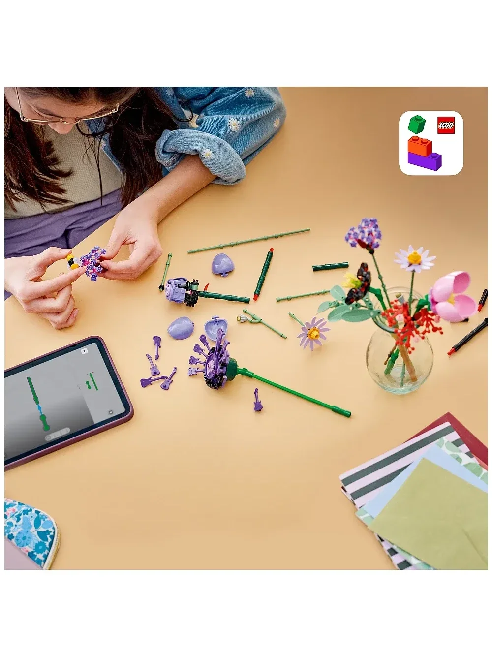 Set de Construcción Olivia Rodrigo s Flower Bouquet - imagen 5