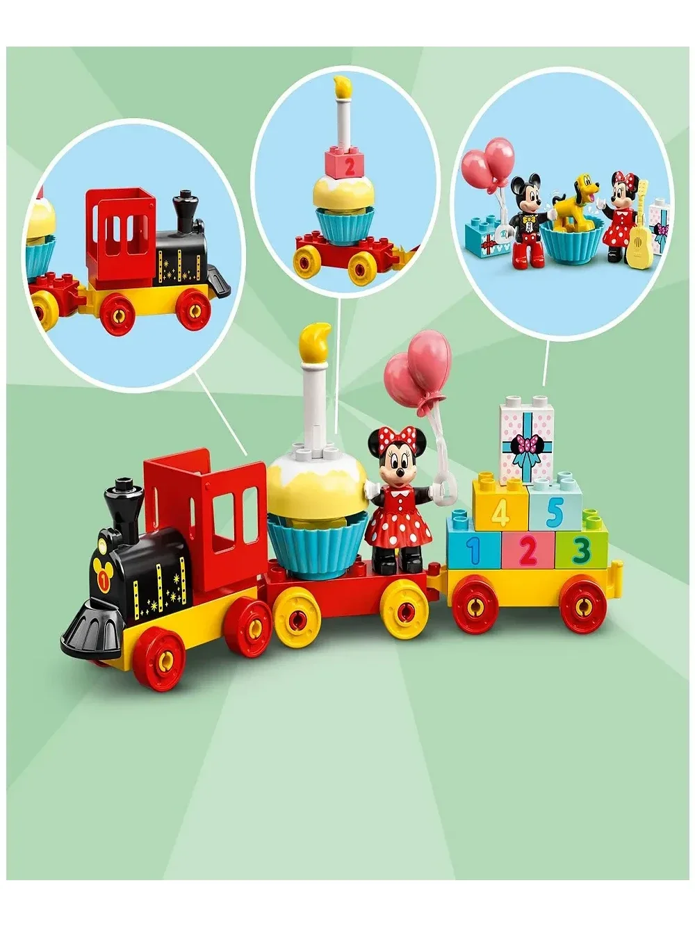 Set de Construcción Duplo Disney Mickey y Minnie Birthday Train - imagen 3