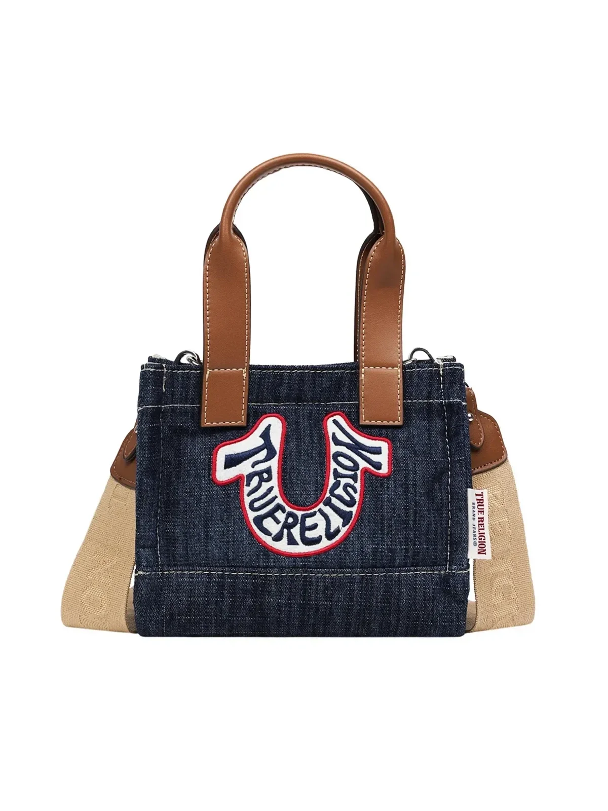 Bolso Mini Tote Retro Horseshoe en Denim