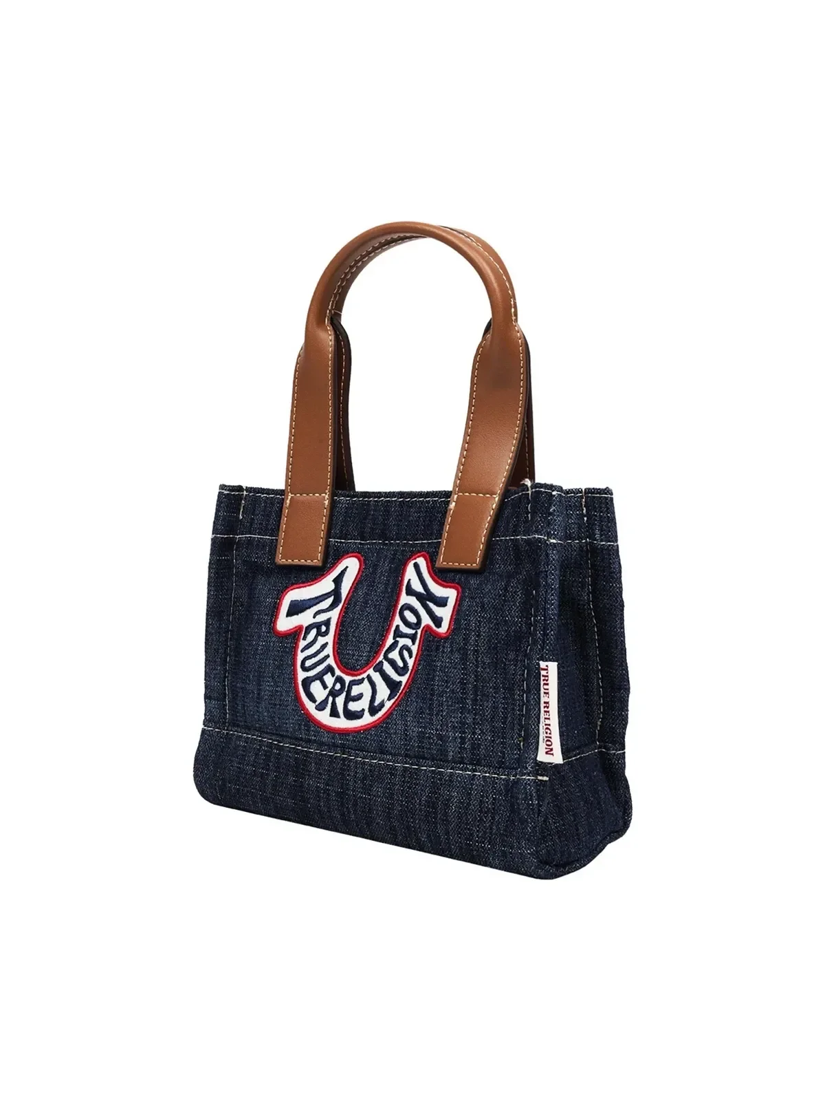 Bolso Mini Tote Retro Horseshoe en Denim - imagen 3