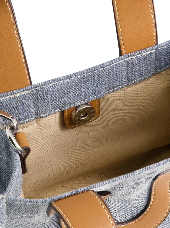 Bolso Tote Mini en Denim - imagen 4