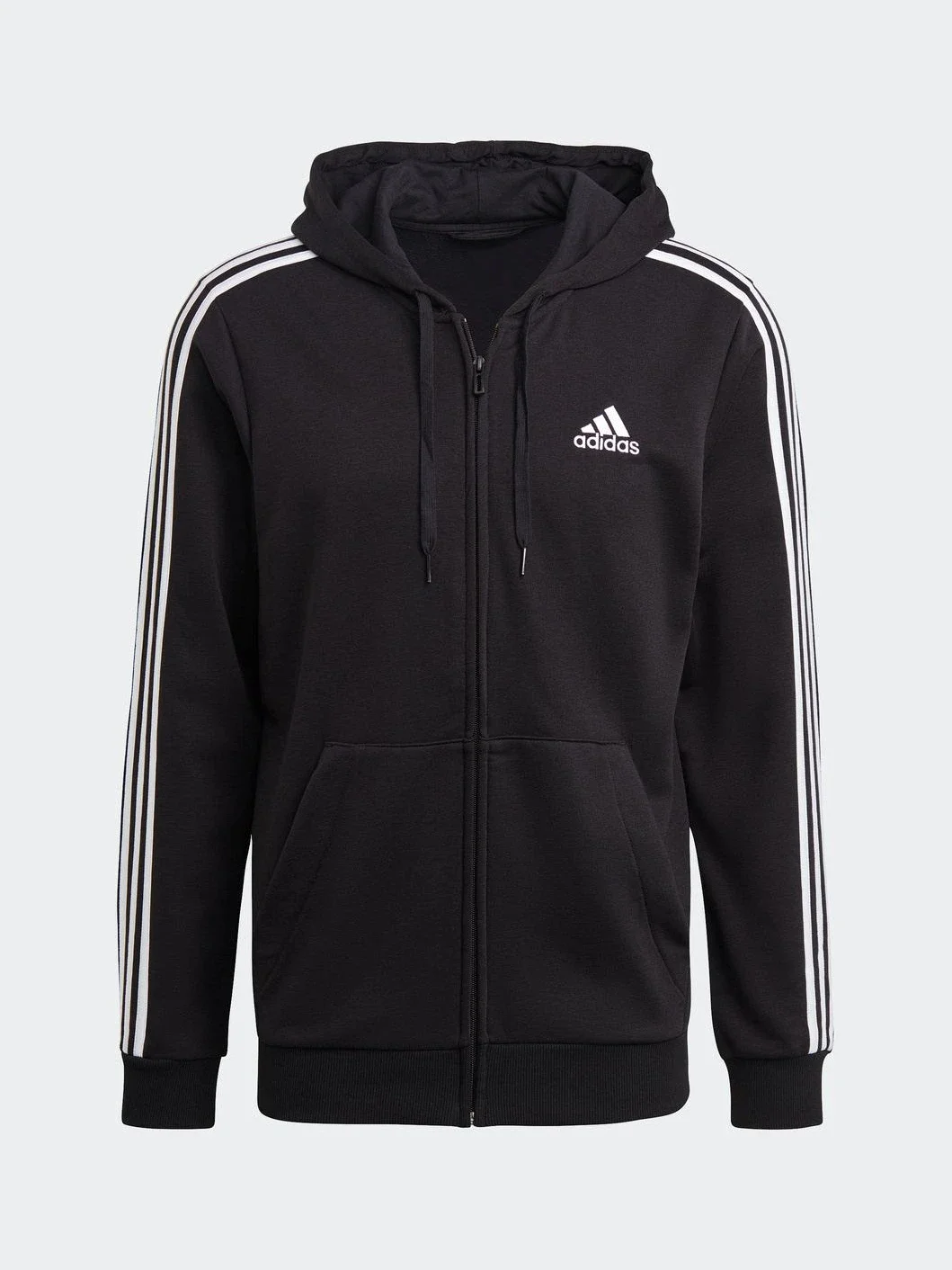 Sudadera con Cremallera Essentials French Terry 3-Stripes