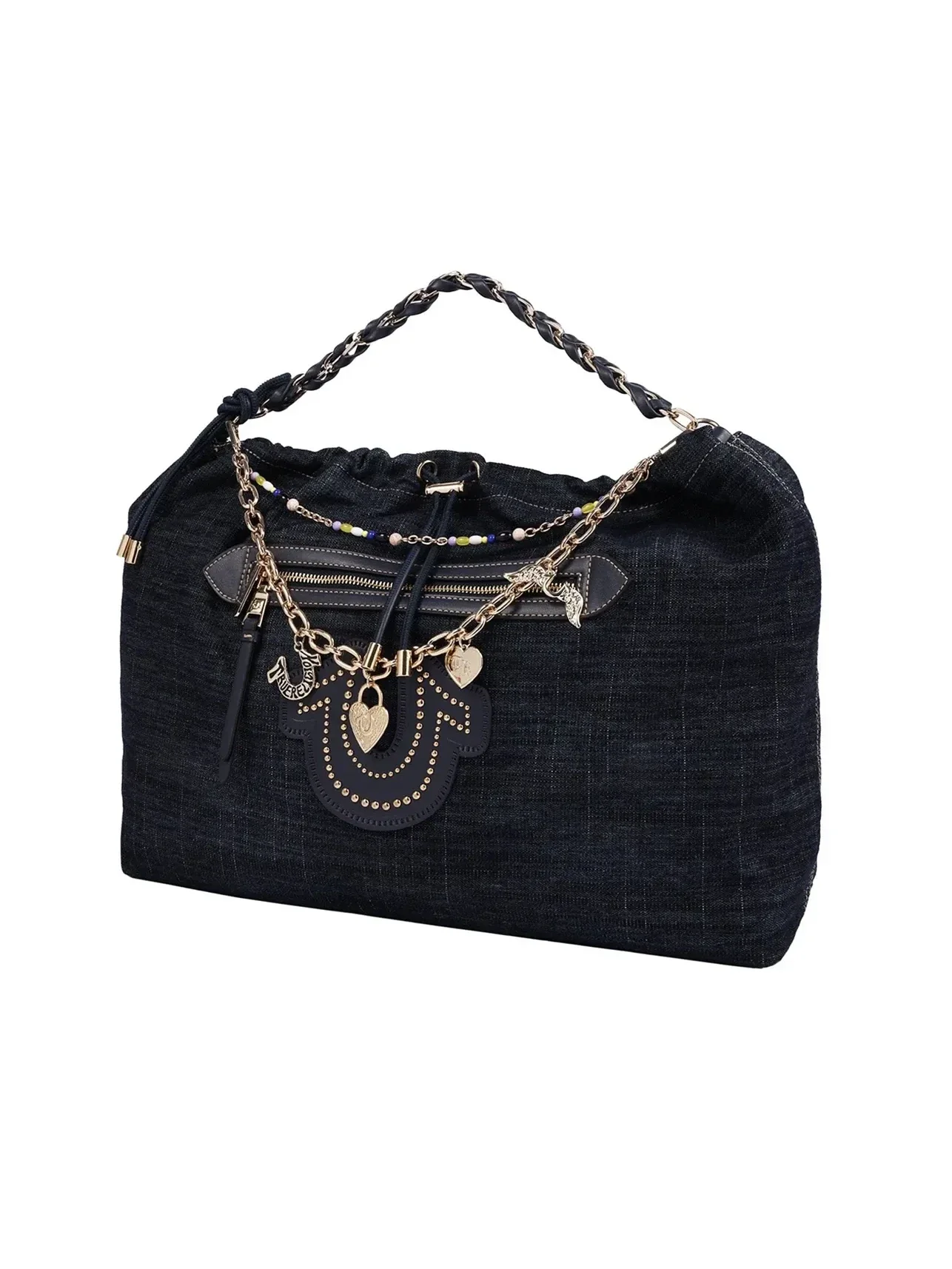 Bolso Hobo Vintage Chain en Denim - imagen 4