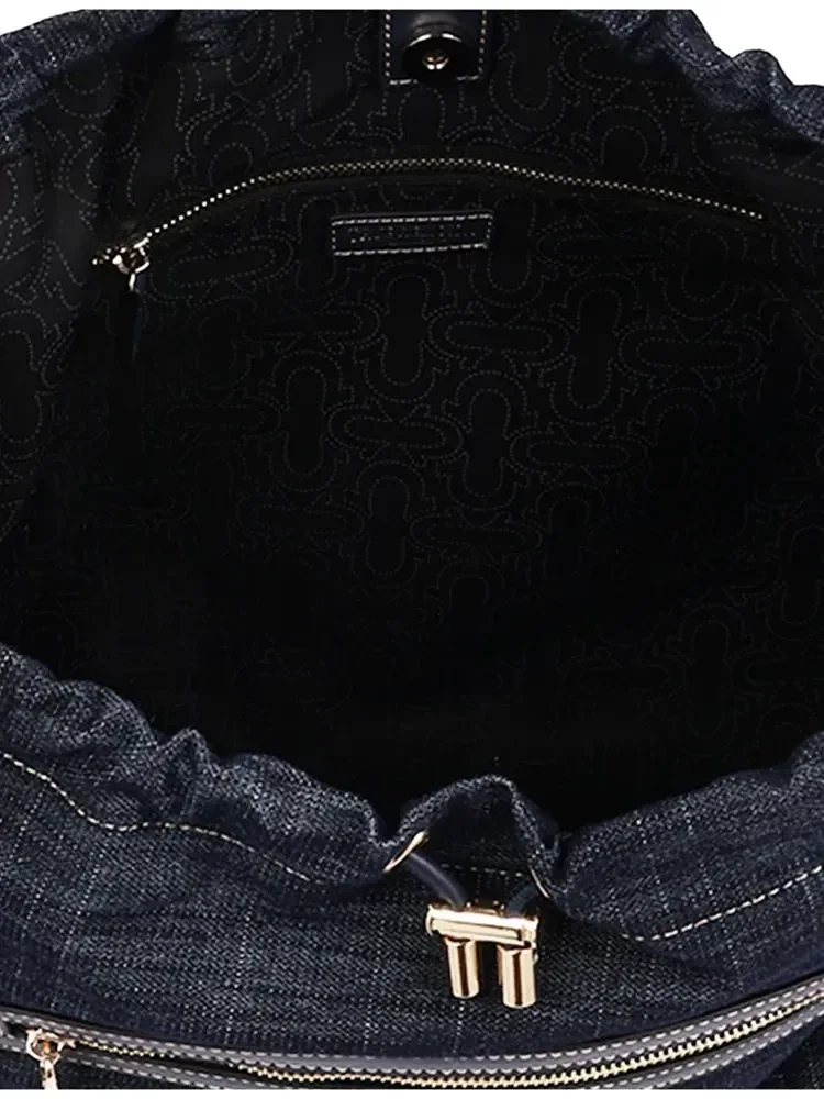 Bolso Hobo Vintage Chain en Denim - imagen 7
