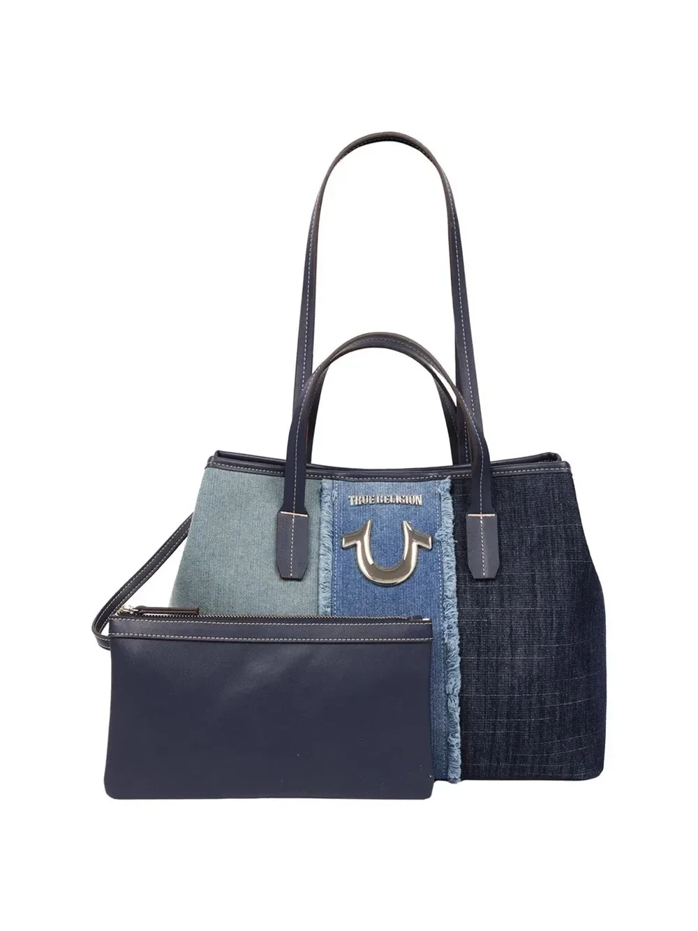 Bolso Tote Horseshoe en Denim Deshilachado - imagen 2