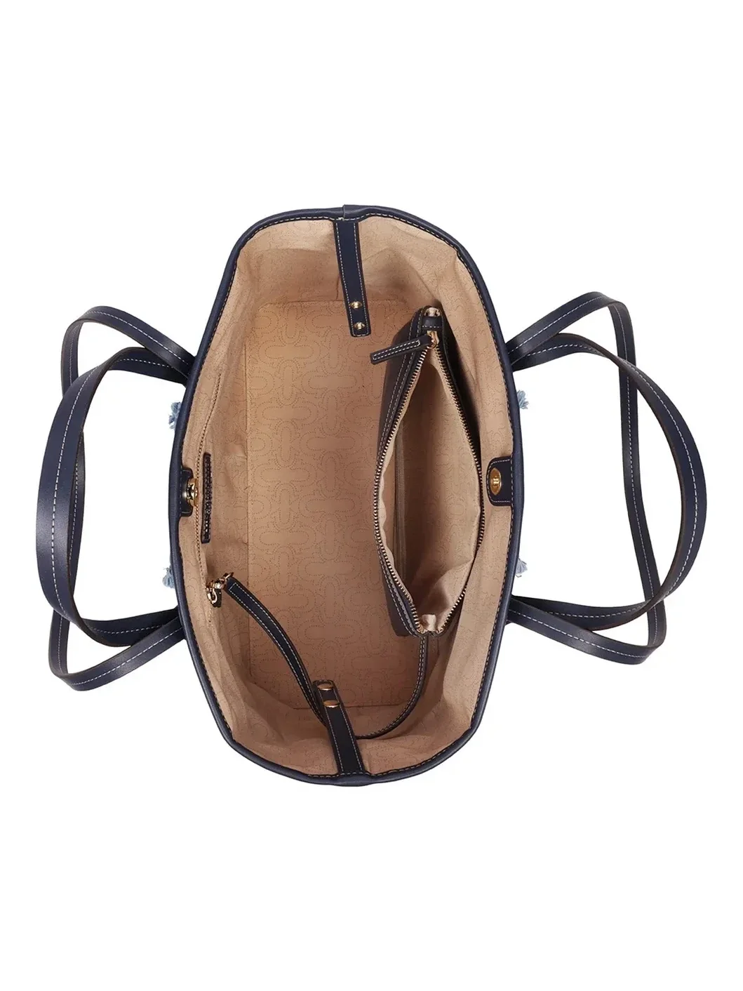 Bolso Tote Horseshoe en Denim Deshilachado - imagen 7