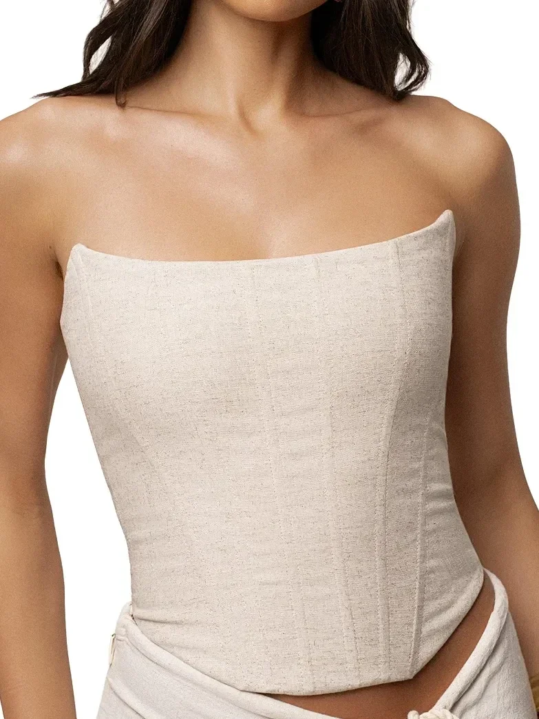 Corset Reversible Fenix en Lino - imagen 3