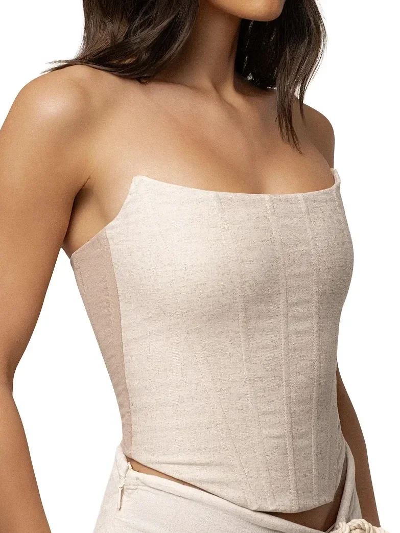 Corset Reversible Fenix en Lino