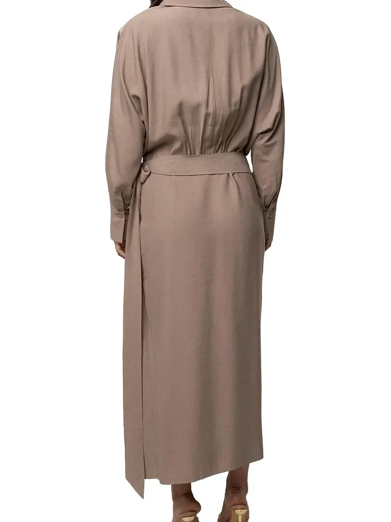 Vestido Midi Skyline con Envolvente - imagen 11