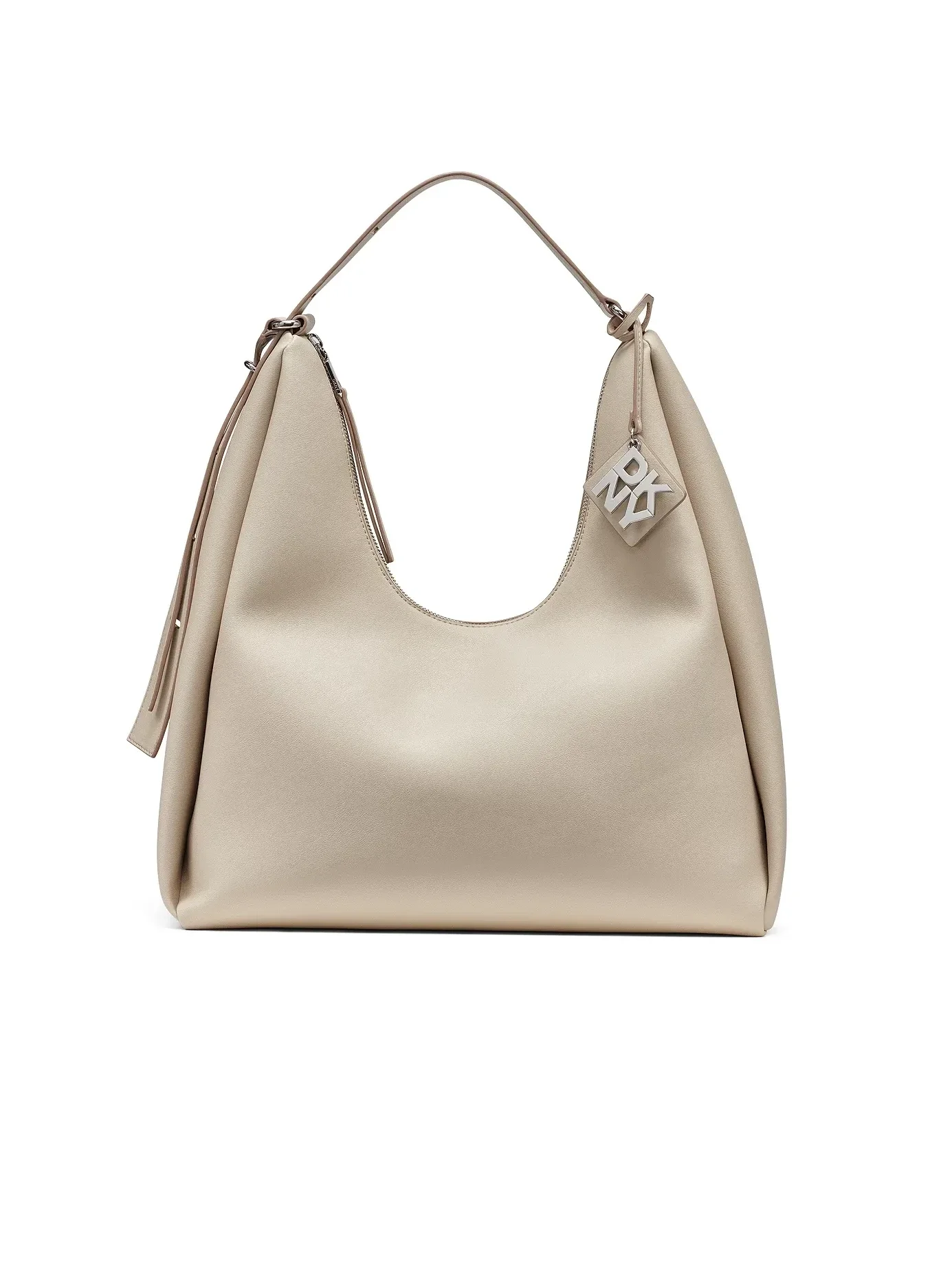 Elicia Large Hobo Handbag - Light Taupe