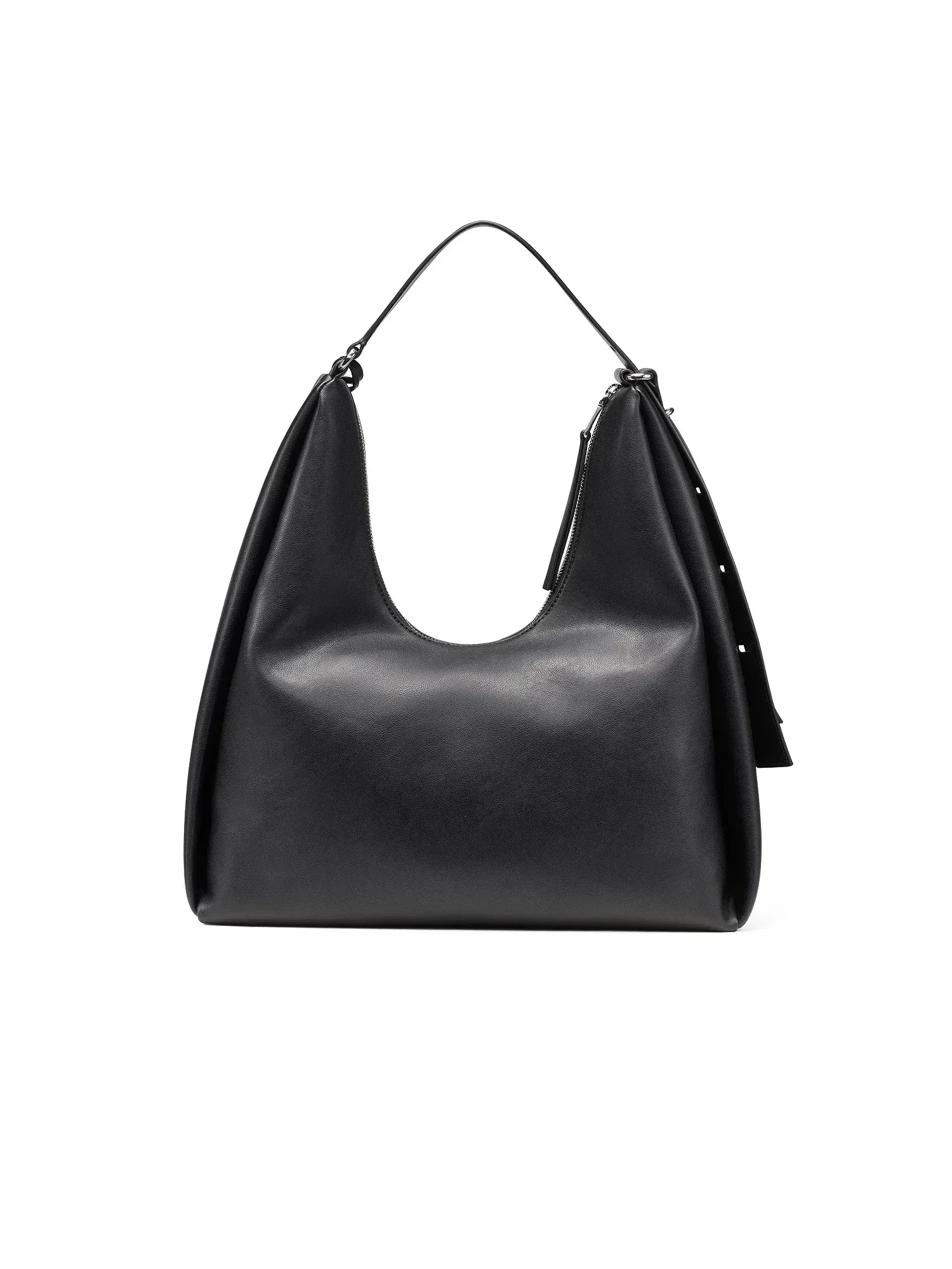 Elicia Large Hobo Handbag - Black/Silver - imagen 3