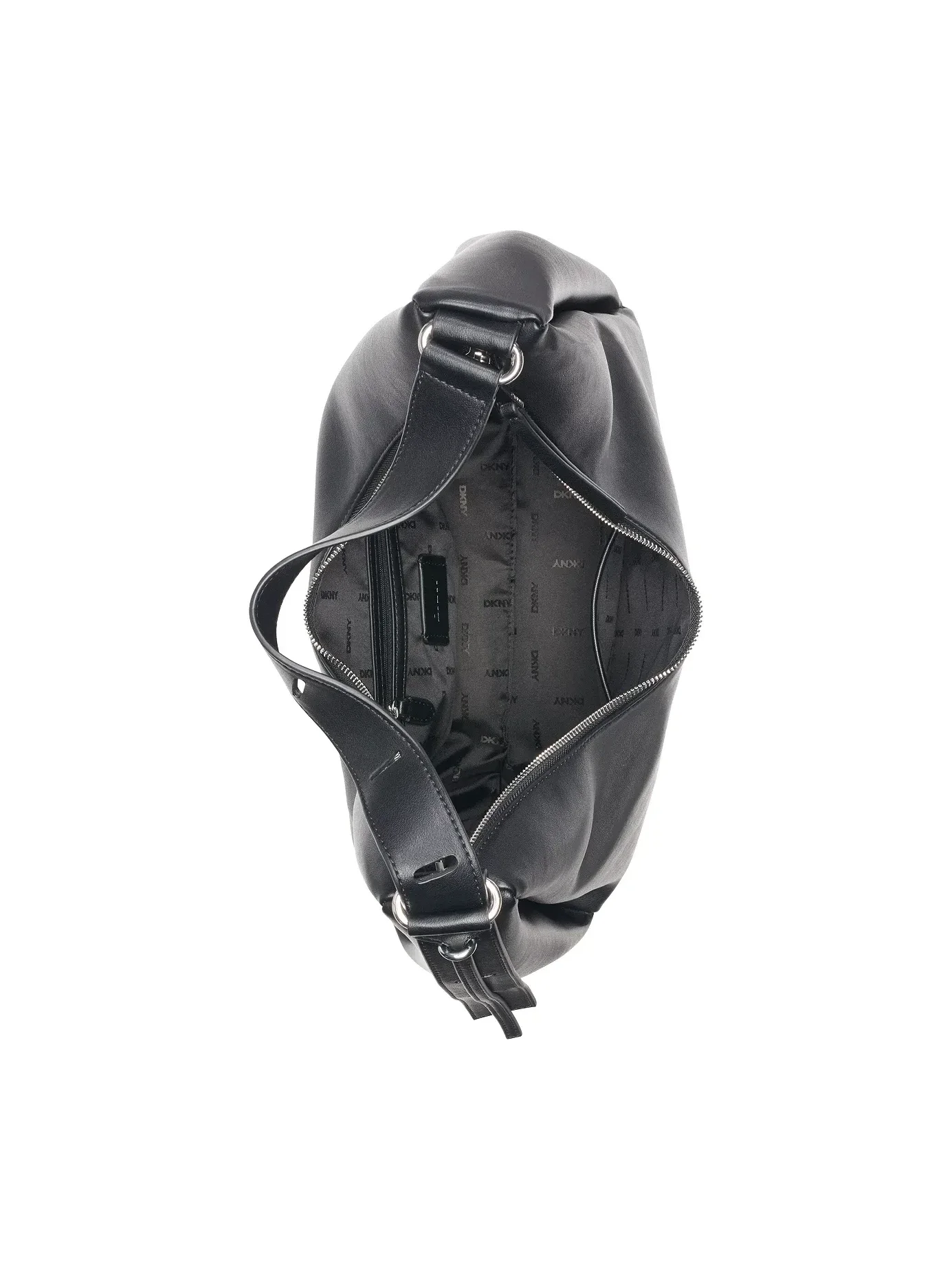 Elicia Large Hobo Handbag - Black/Silver - imagen 4