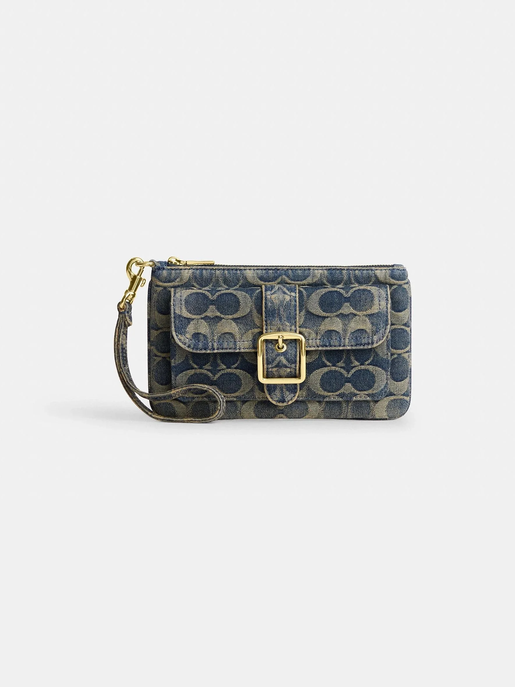 Monedero de Muñeca Ashton en Denim Signature