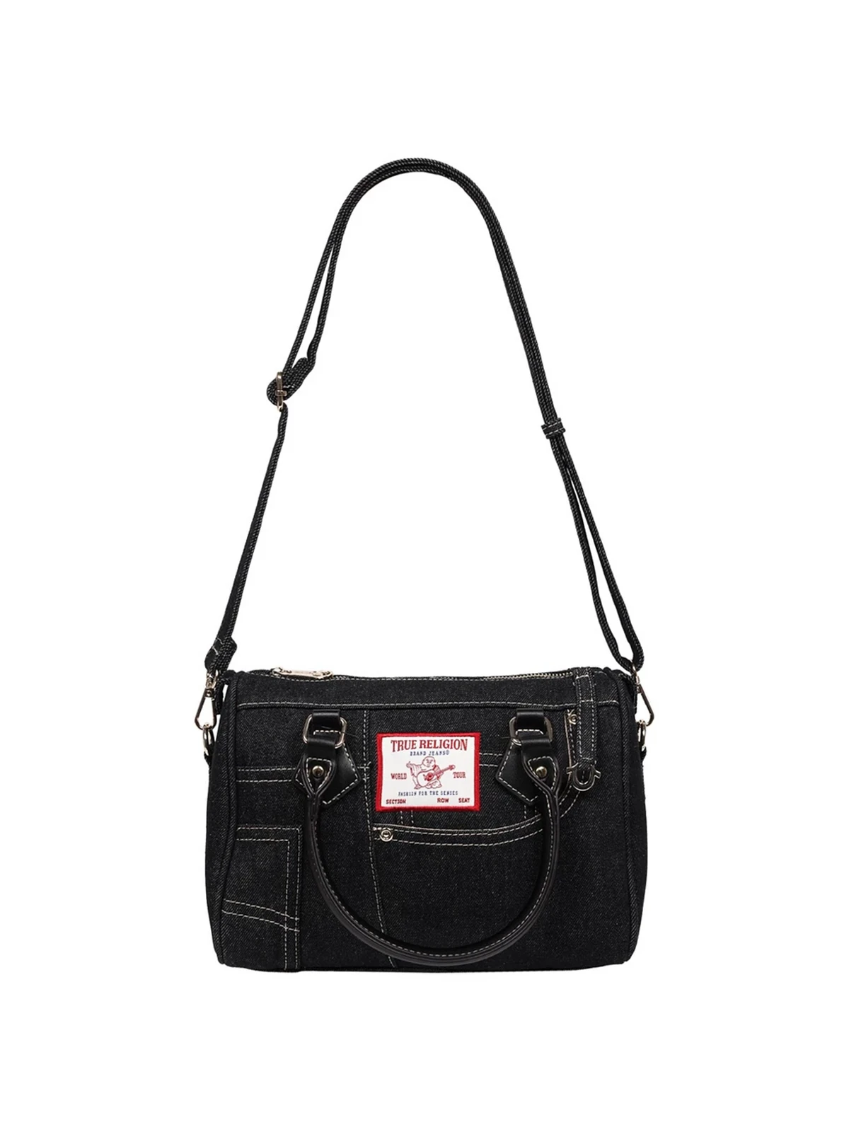 Bolso Bandolera en denim Heritage con correa cruzada - imagen 4