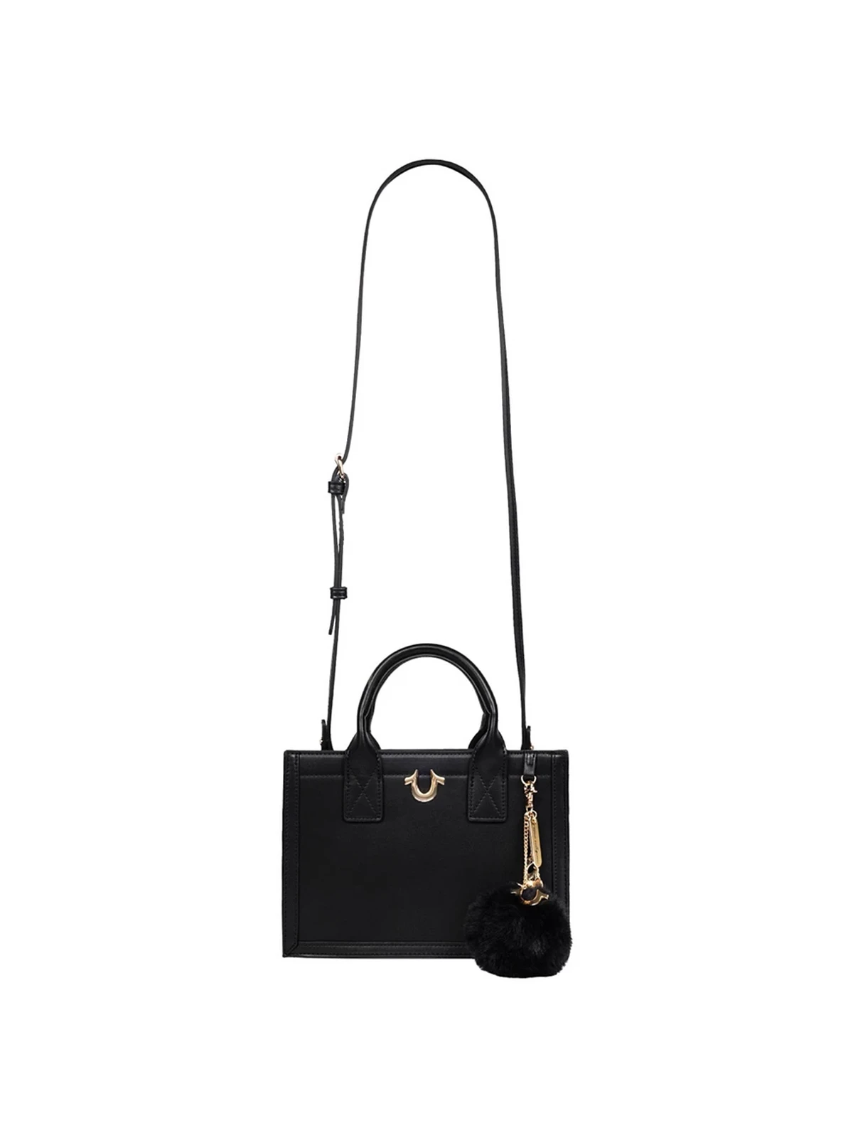 Bolso Tote moderno con pompón colgante - imagen 4