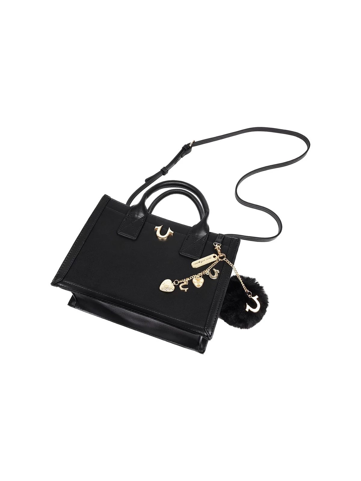 Bolso Tote moderno con pompón colgante - imagen 5