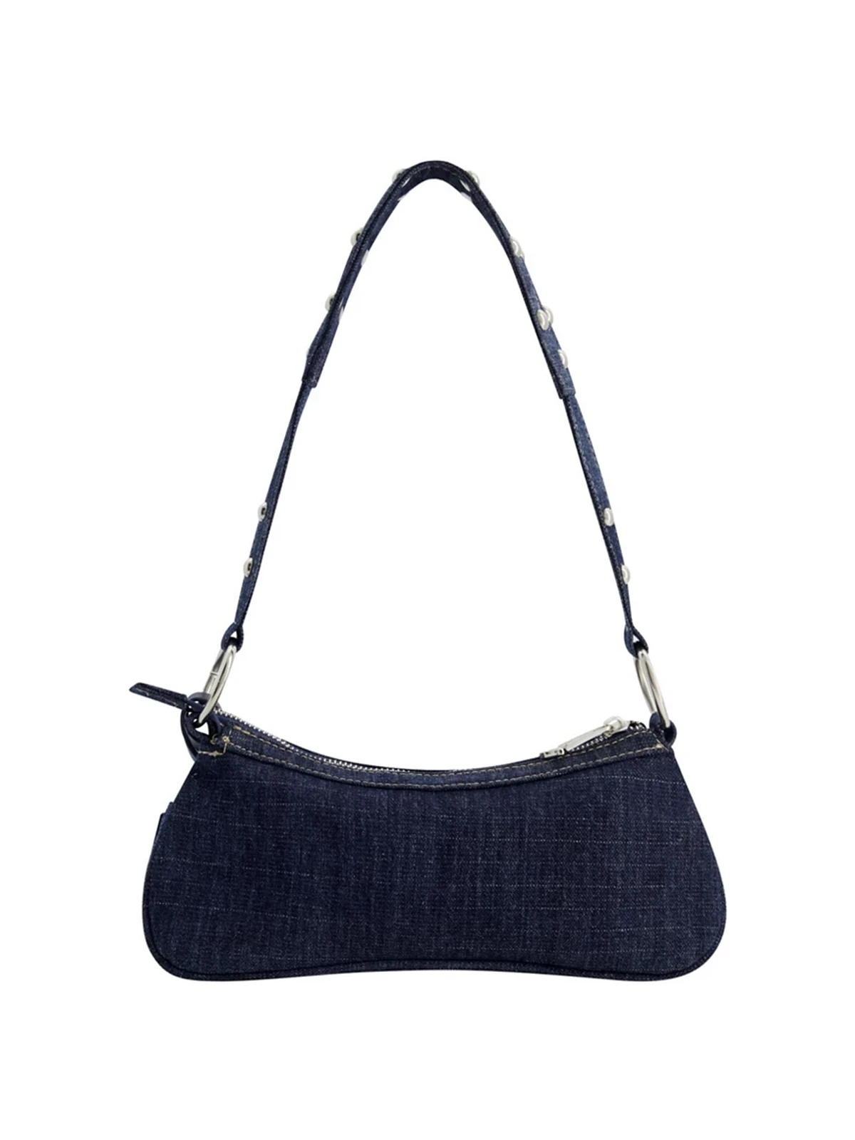 Bolso de hombro Horseshoe en denim - imagen 4