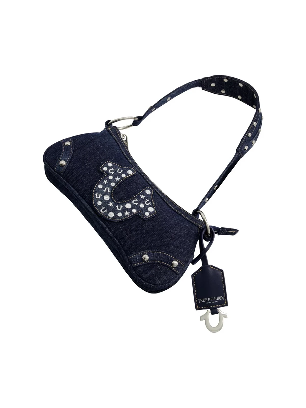 Bolso de hombro Horseshoe en denim - imagen 5