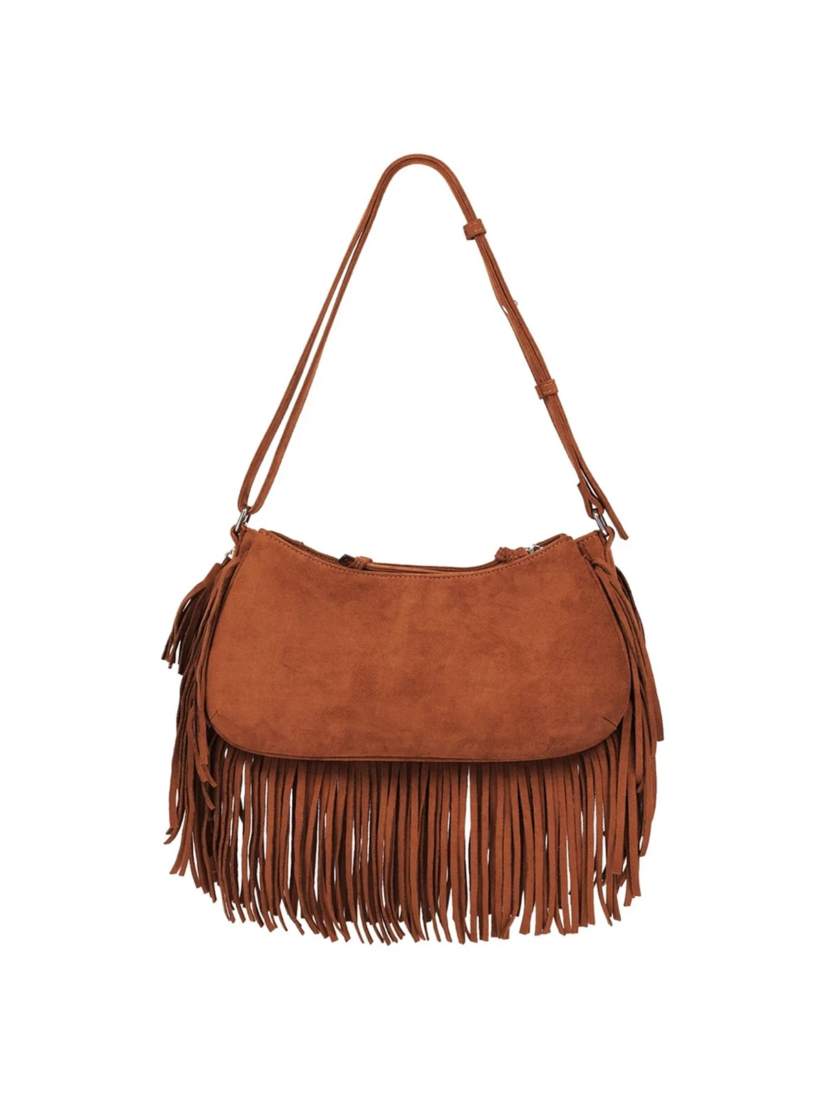 Bolso Hobo con Flecos y Tachuelas - imagen 4