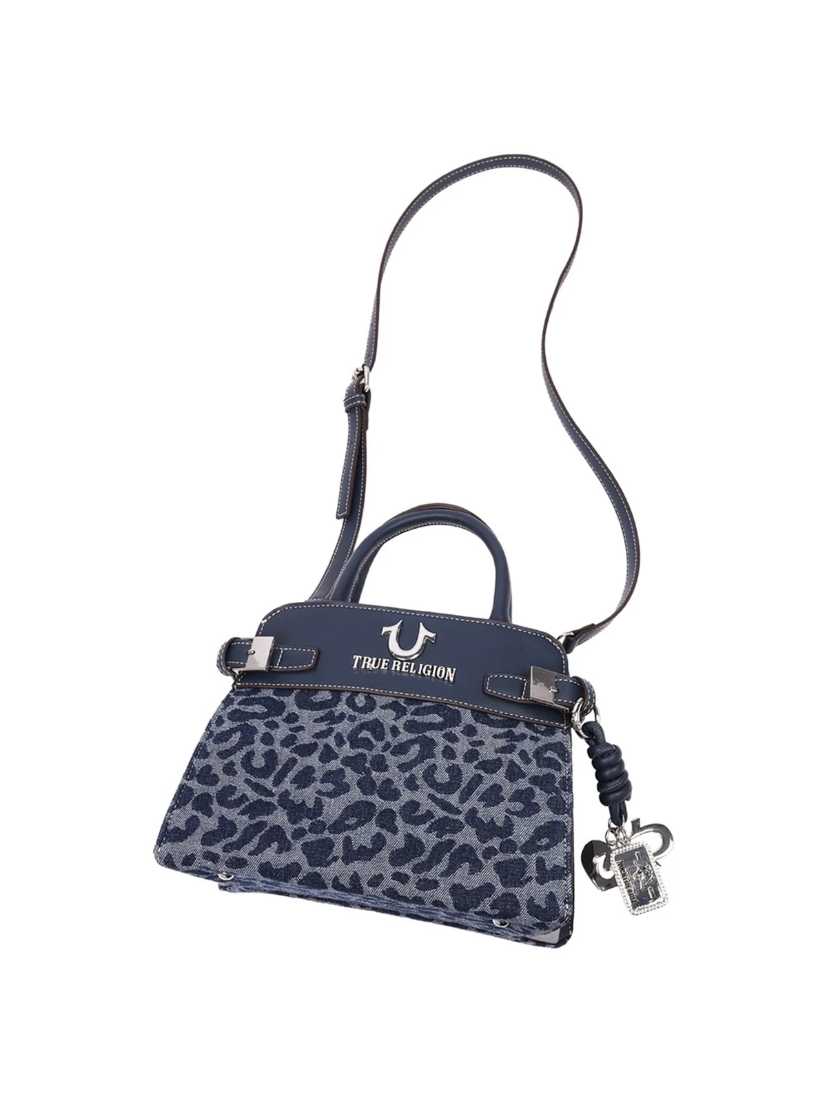 Bolso Bandolera en denim con correas - imagen 6