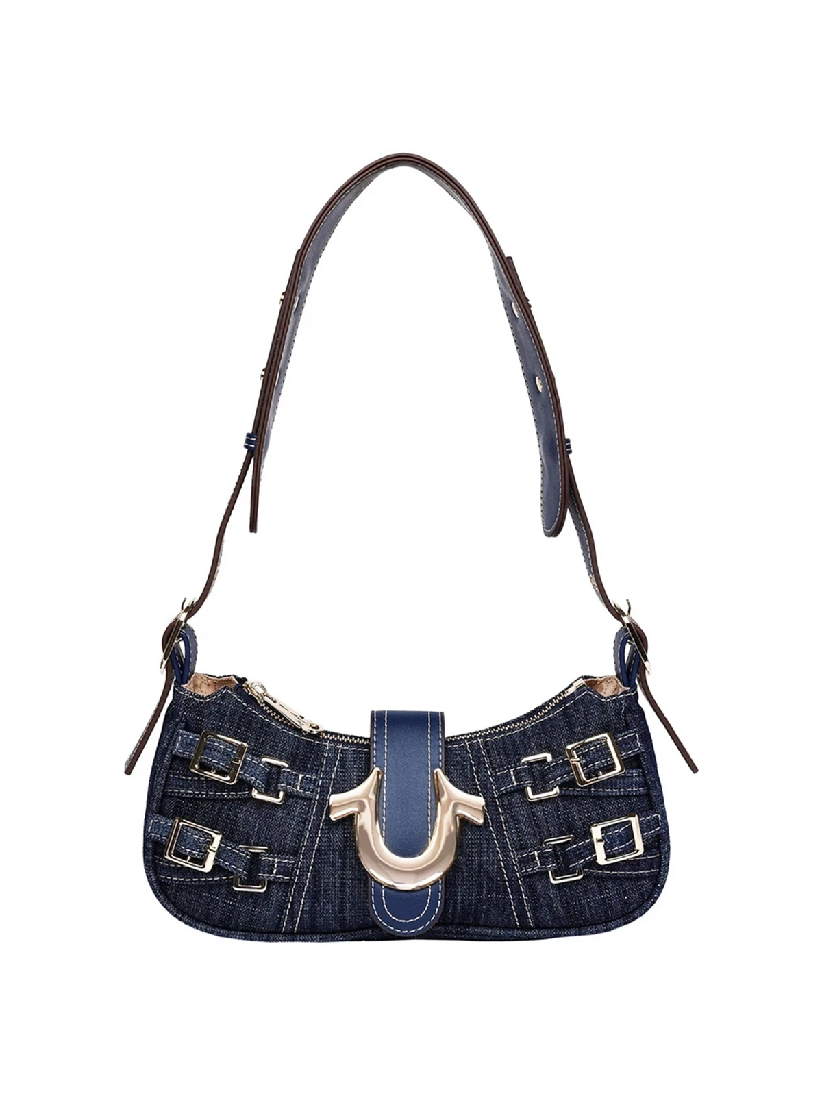 Bolso de Hombro en Denim