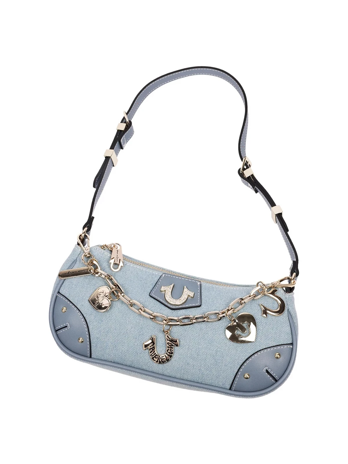 Bolso de hombro con cadena en forma de herradura - imagen 7