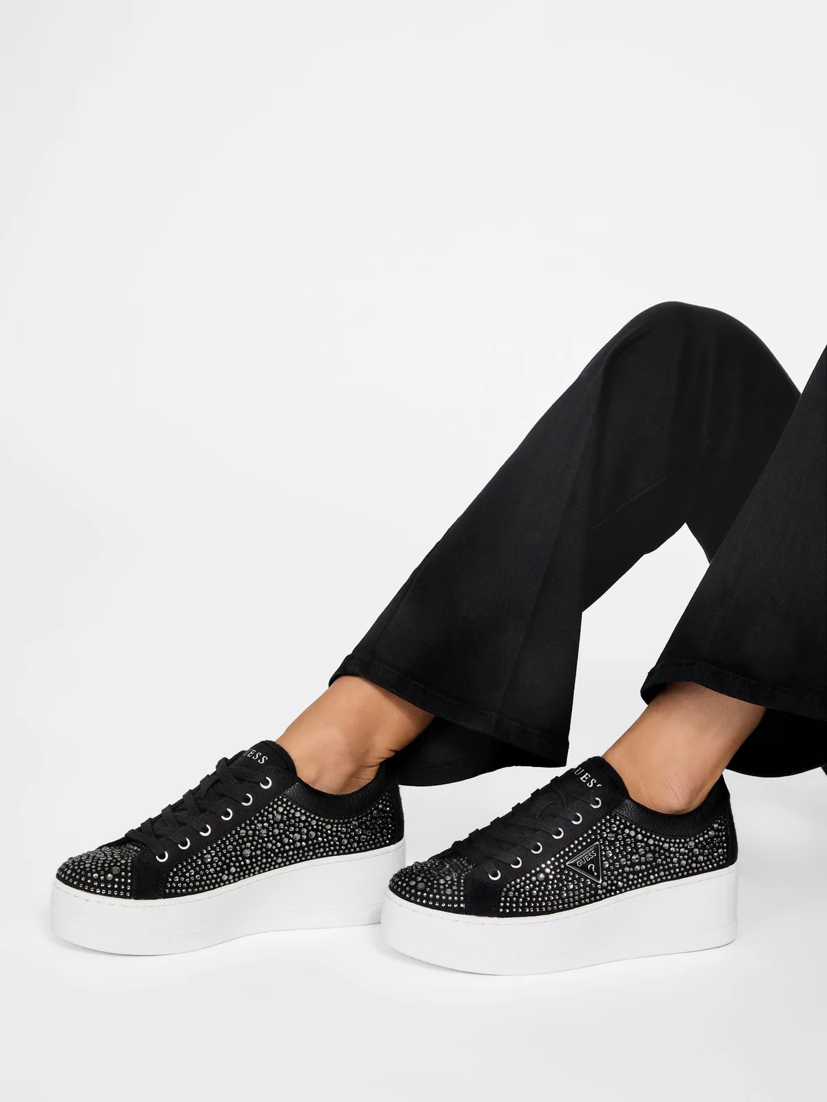 Zapatillas Deportivas de Plataforma con Pedrería - imagen 3