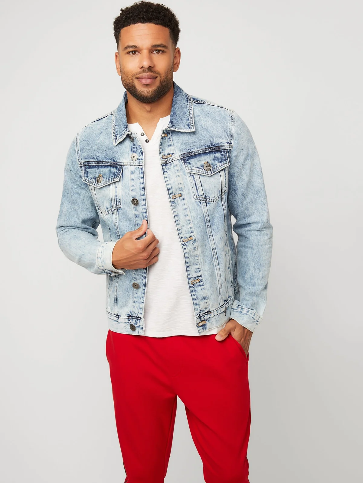 Chaqueta en Denim con Capucha Harold - imagen 3