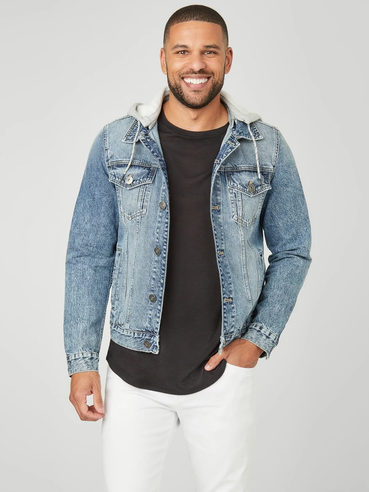 Chaqueta en Denim con Capucha Harold - imagen 5