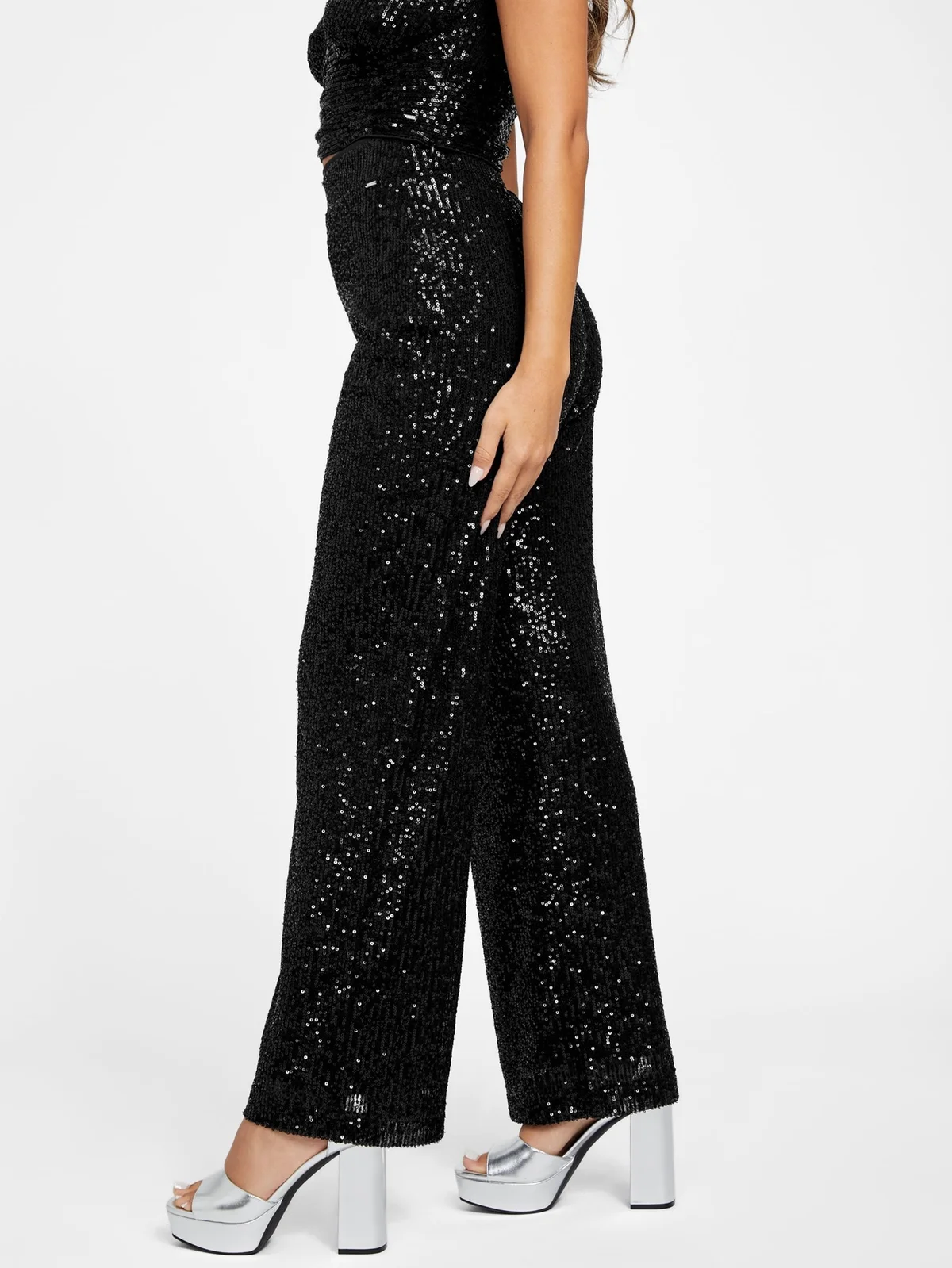 Pantalones Palazzo con Lentejuelas Holly - imagen 5