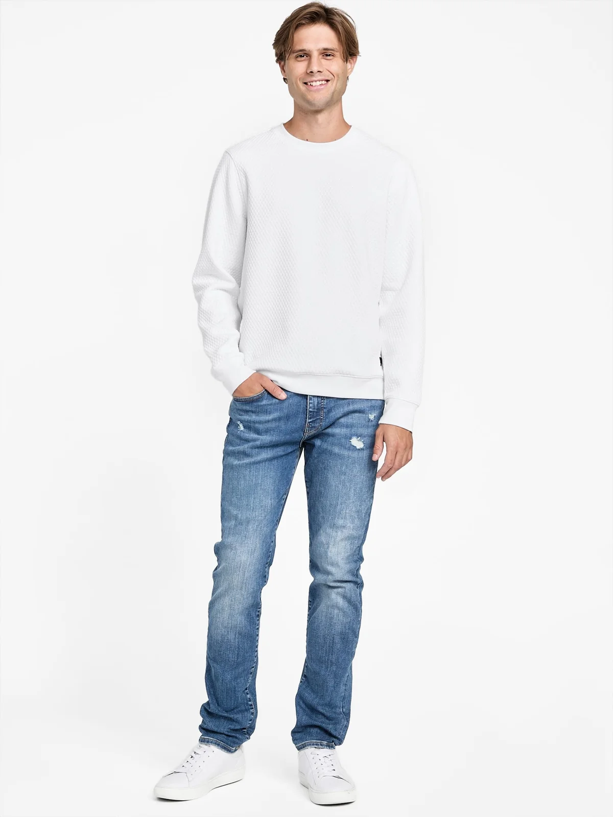 Jersey de Cuello Redondo Jacquard Omar - imagen 3