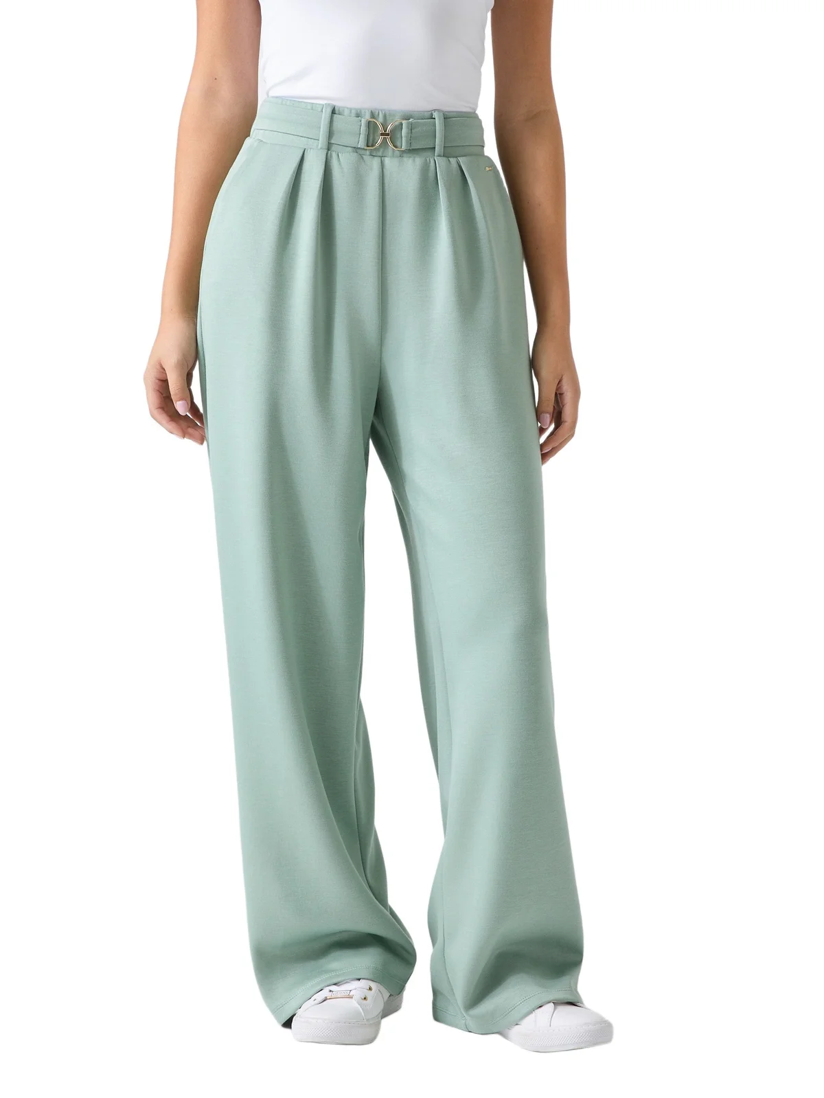 Pantalones Wide Leg Olympia con Cinturón - imagen 5