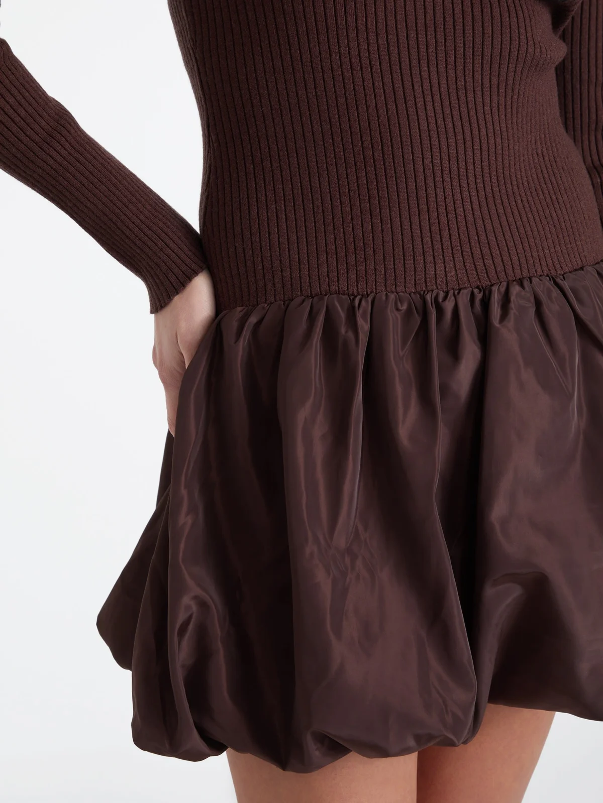 Vestido de Punto Abullonado Adele - imagen 4