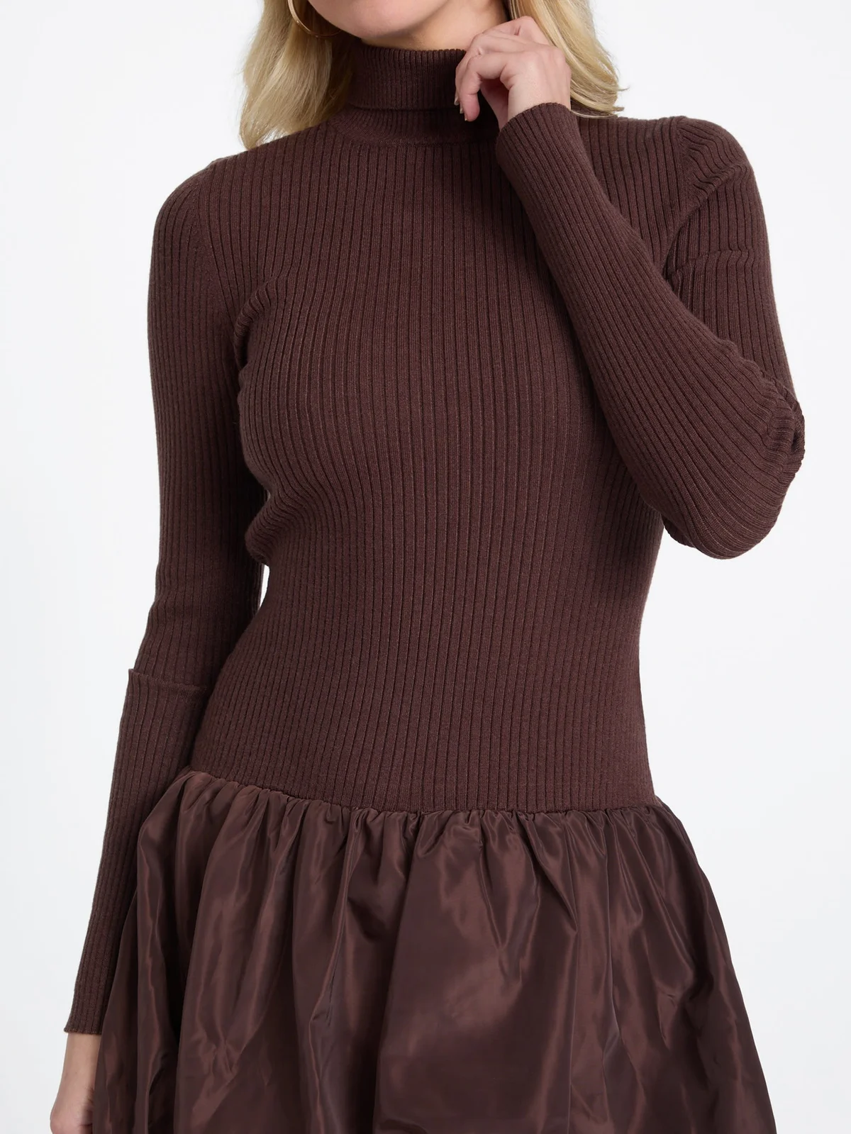 Vestido de Punto Abullonado Adele - imagen 2