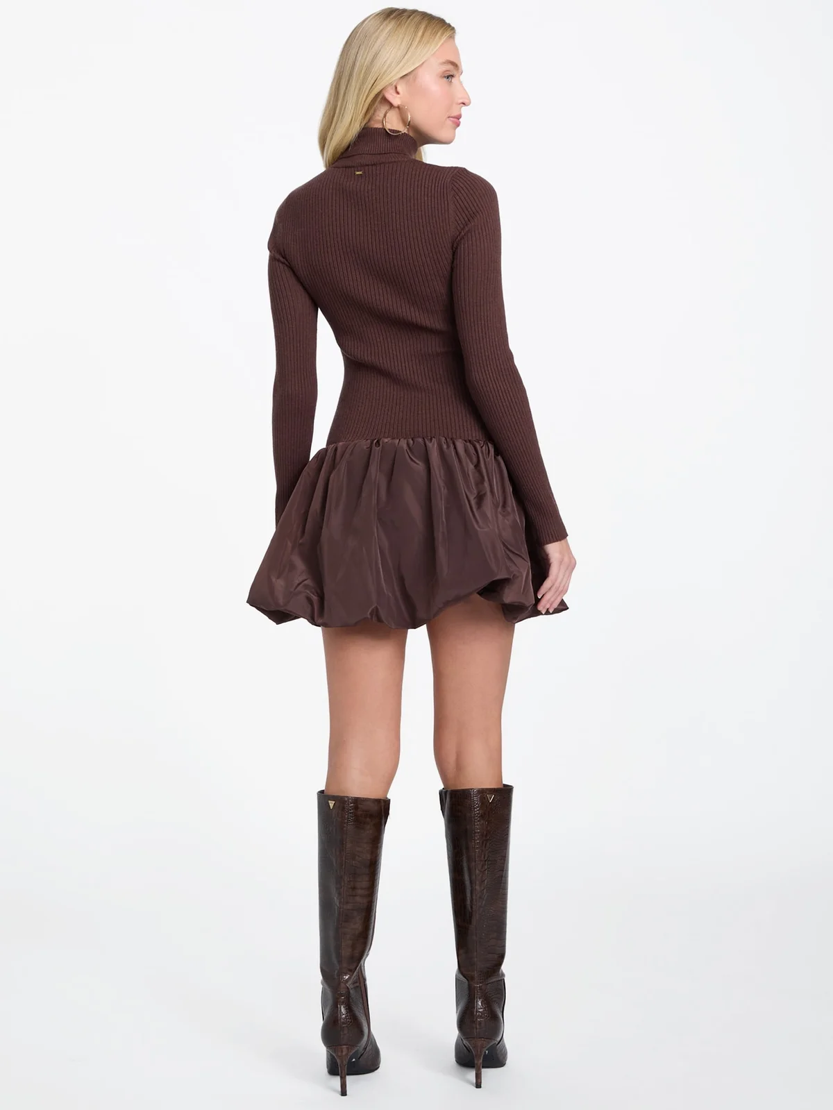 Vestido de Punto Abullonado Adele - imagen 5
