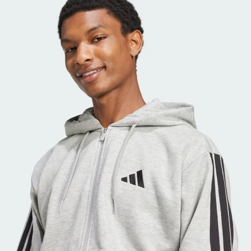 Sudadera con Capucha Essentials 3-Stripes de Fleece - imagen 4
