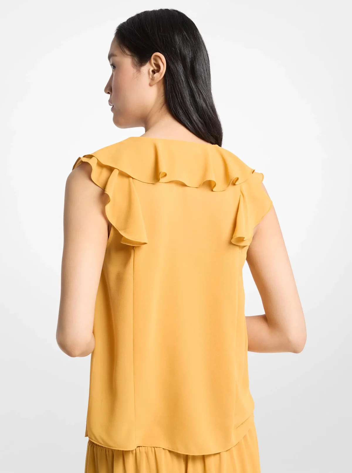 Blusa de Georgette con volantes - imagen 4