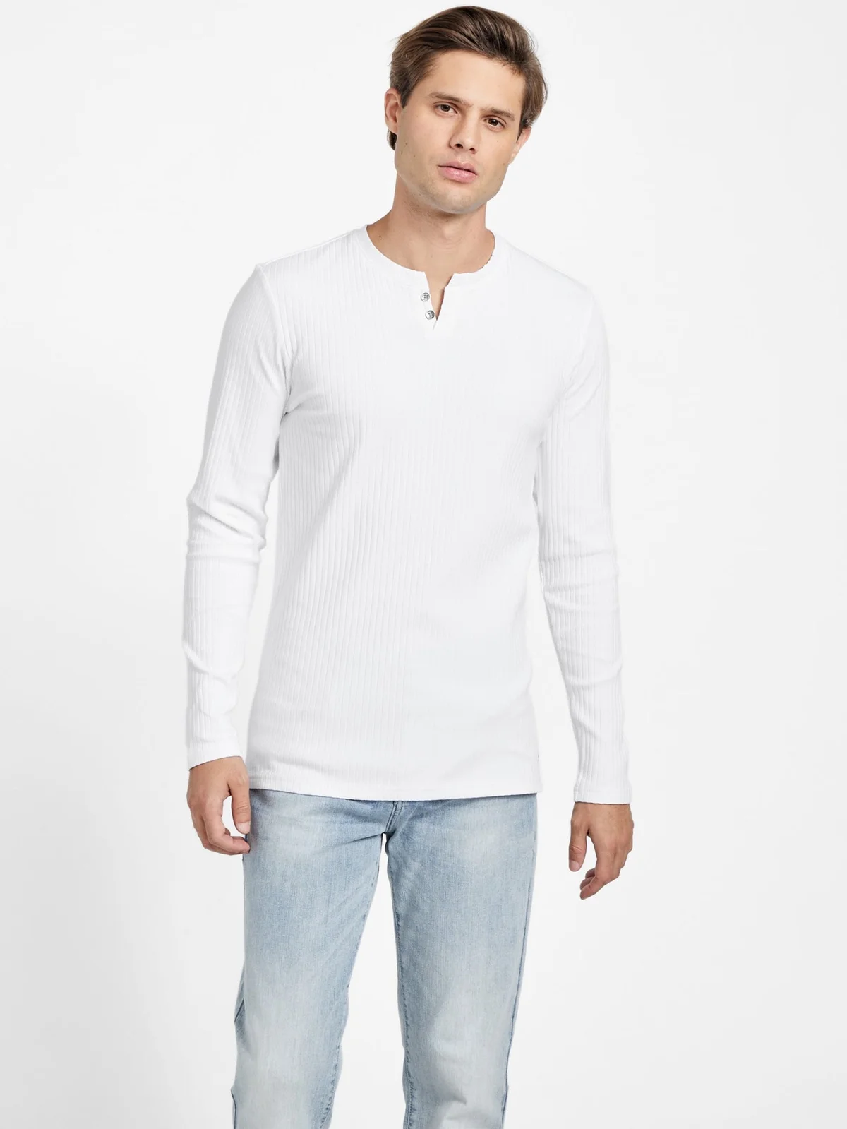 Camiseta Henley Todd de Manga Larga - imagen 1