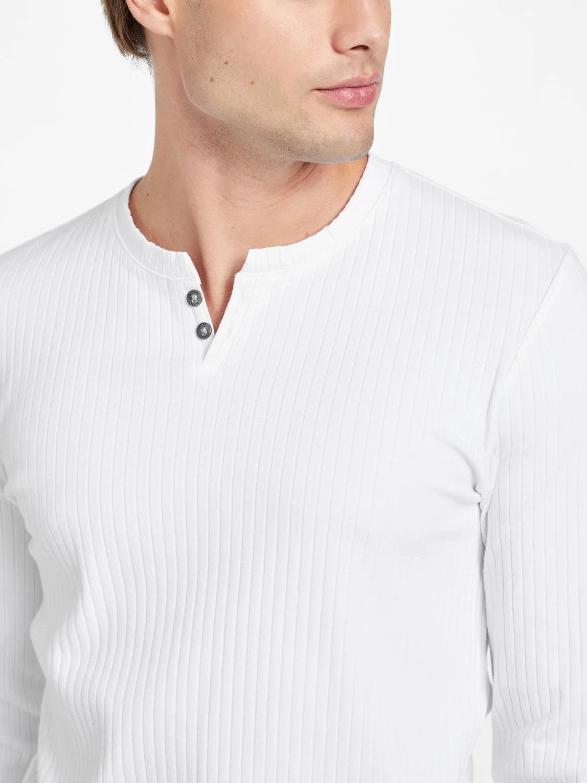 Camiseta Henley Todd de Manga Larga - imagen 3