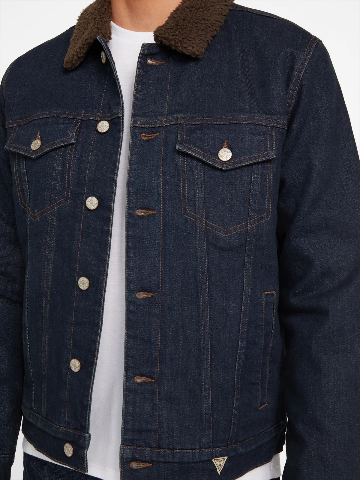 Chaqueta en Denim Braun con Forro Sherpa - imagen 5