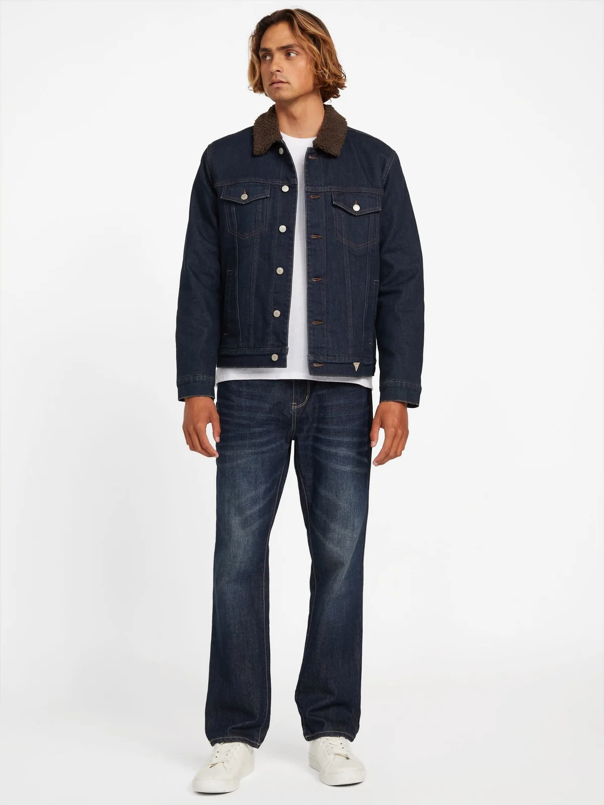 Chaqueta en Denim Braun con Forro Sherpa - imagen 3
