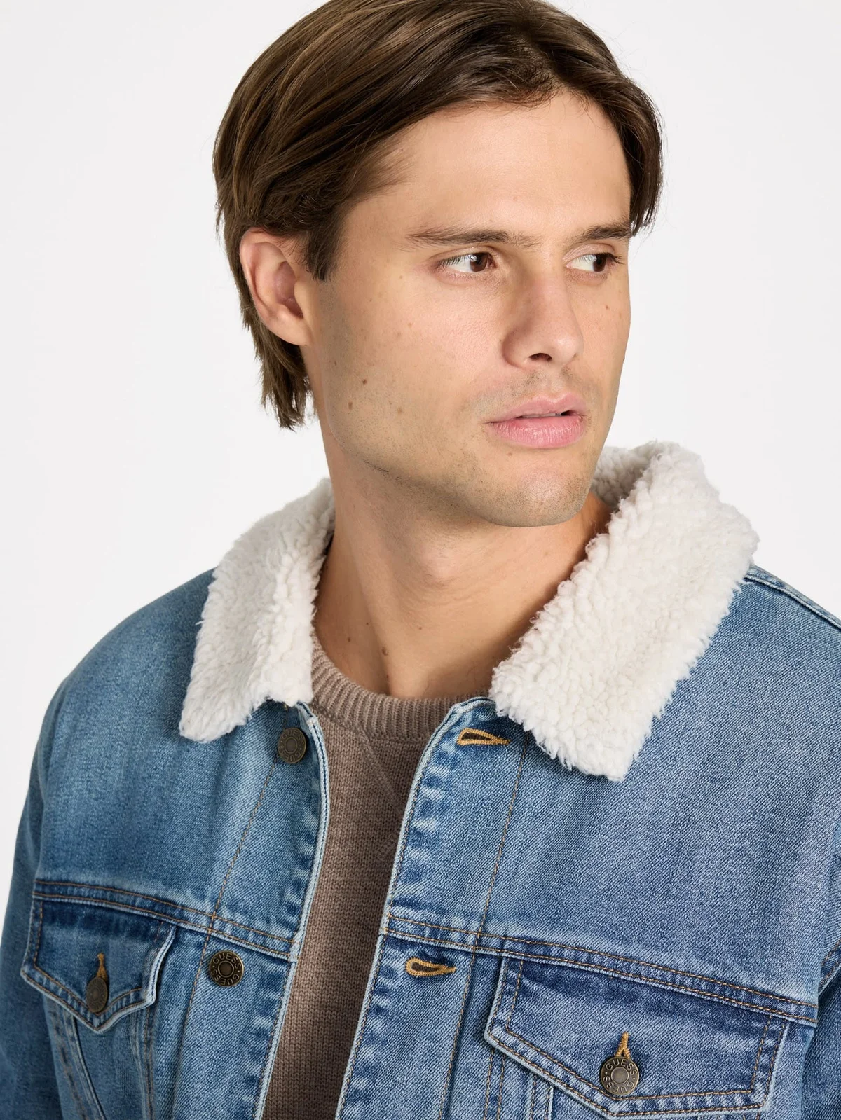 Chaqueta en denim Braun Sherpa - imagen 3