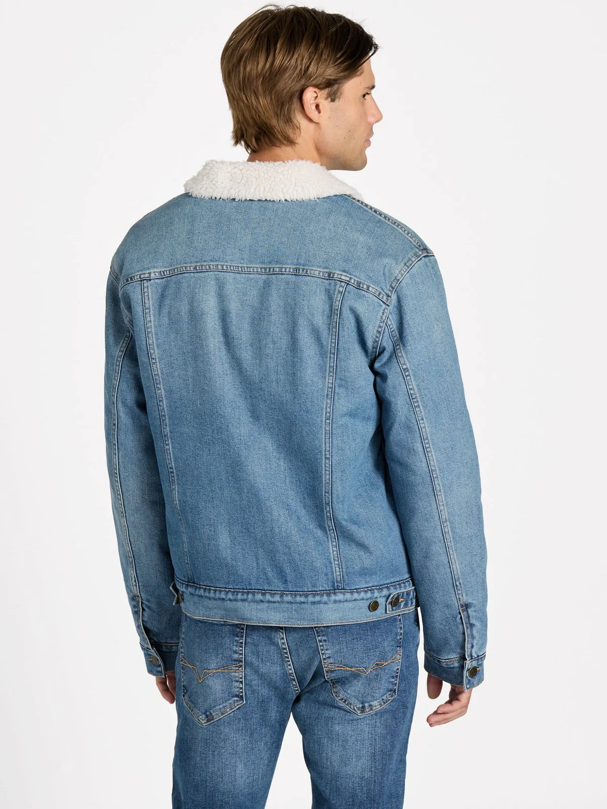 Chaqueta en denim Braun Sherpa - imagen 4