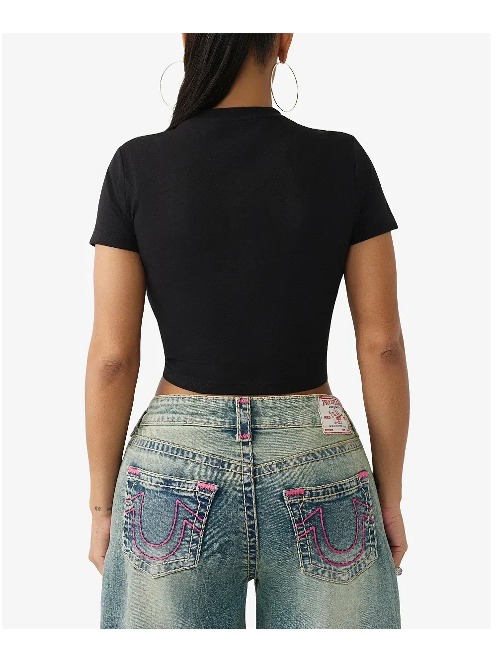 Camiseta Pequeña con Estampado de Serpiente de Cristal - imagen 2