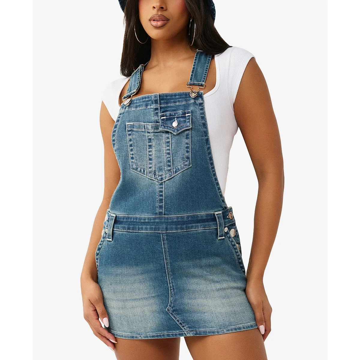 Vestido enterizo en denim