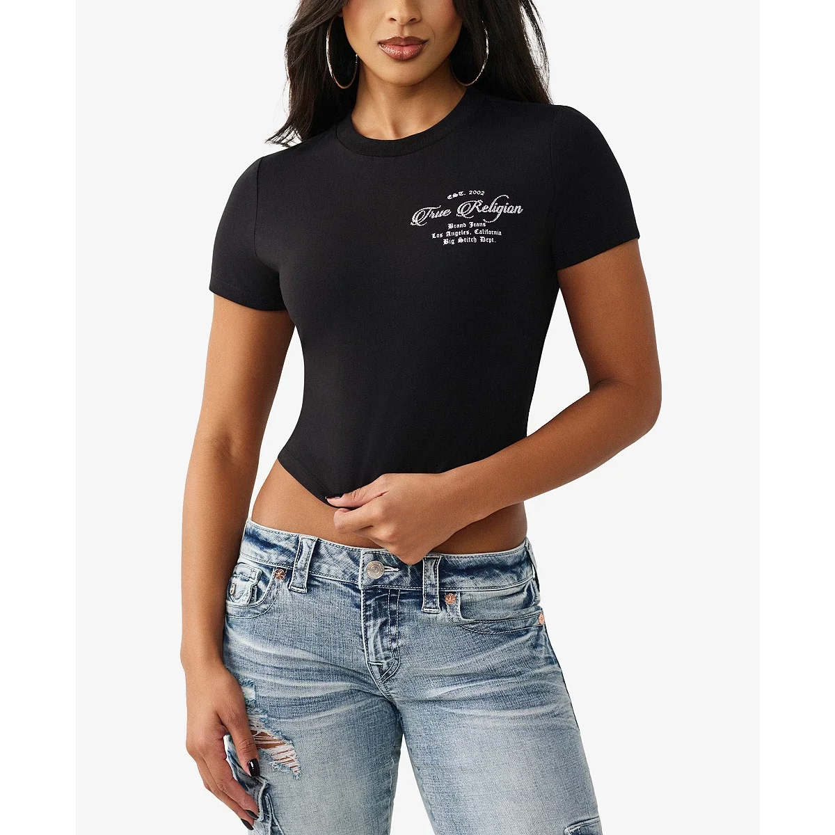Camiseta pequeña con buddha de cristal